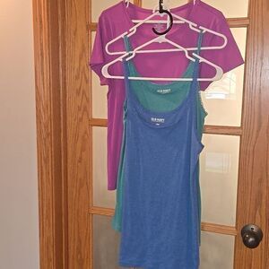 Large tops bundle sale closet restock summer womens tank shirts womens old navy
